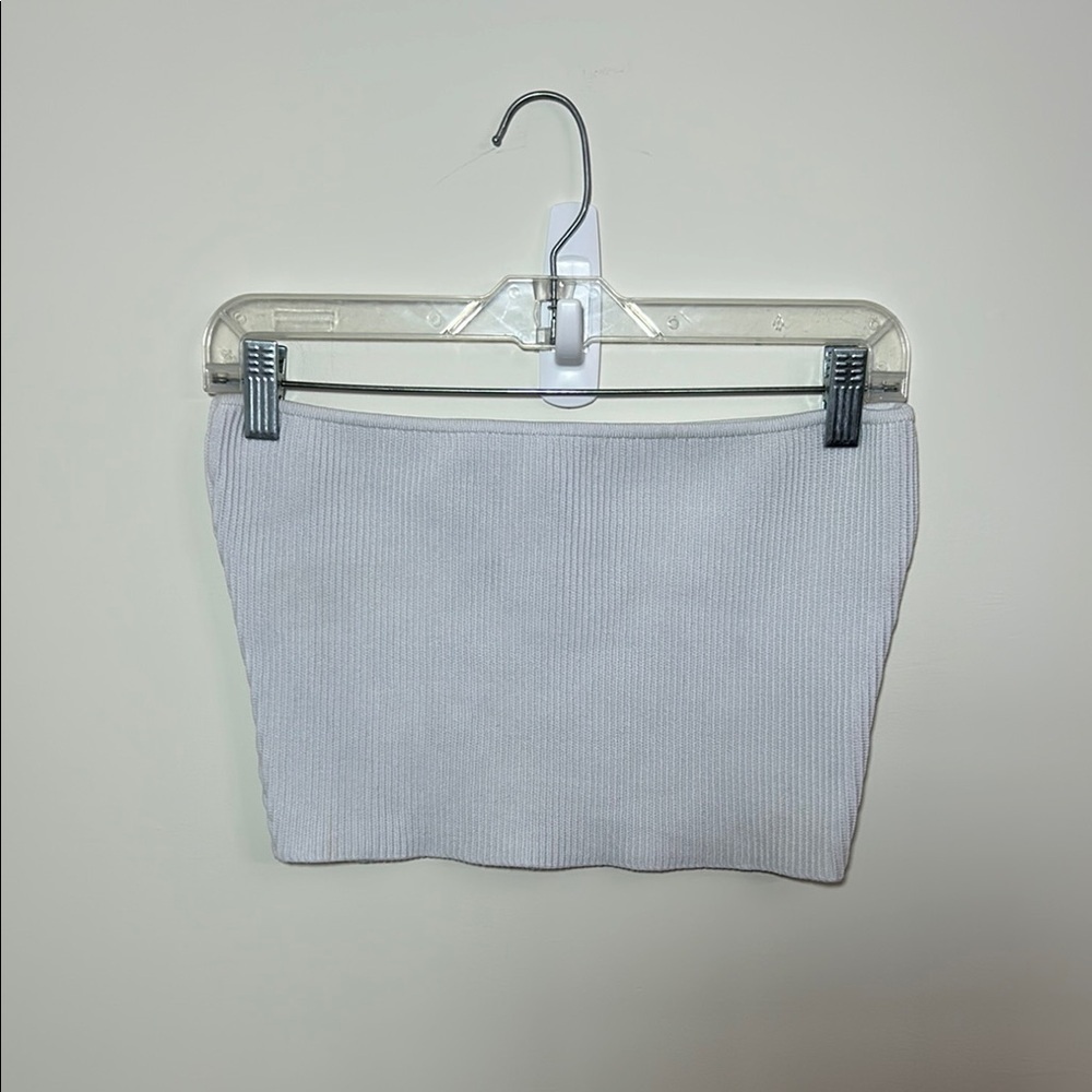Babaton Off White Tube Top